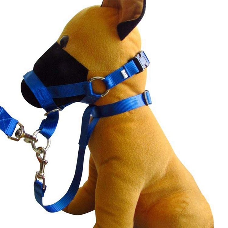Dog Pet Dog Padded Head Collar Gentle Halter Leash Leader Stop Pulling Training Muzzles Tools