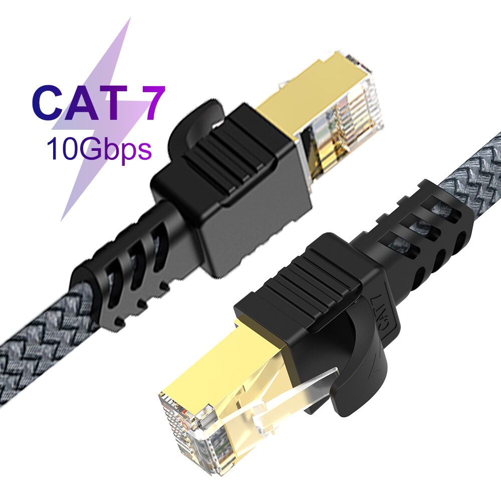 DUPI Ethernet Kabel RJ45 Cat7 Lan Kabel UTP RJ45 Netzwerk Kabel für Cat7 Kompatibel Patchkabel für Modem Router Kabel ethernet: 2m