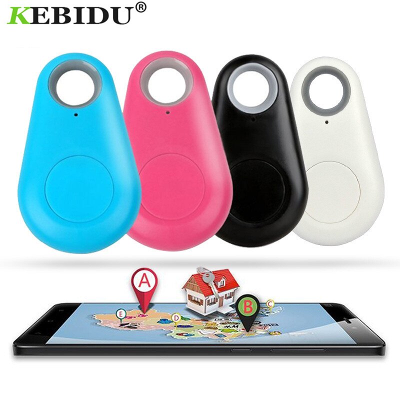 KEBIDU 4 pz/lotto Anti-Allarme perso Smart Tag Senza Fili di Bluetooth Inseguitore Bambino Del Sacchetto Del Raccoglitore Chiave Finder Localizzatore GPS