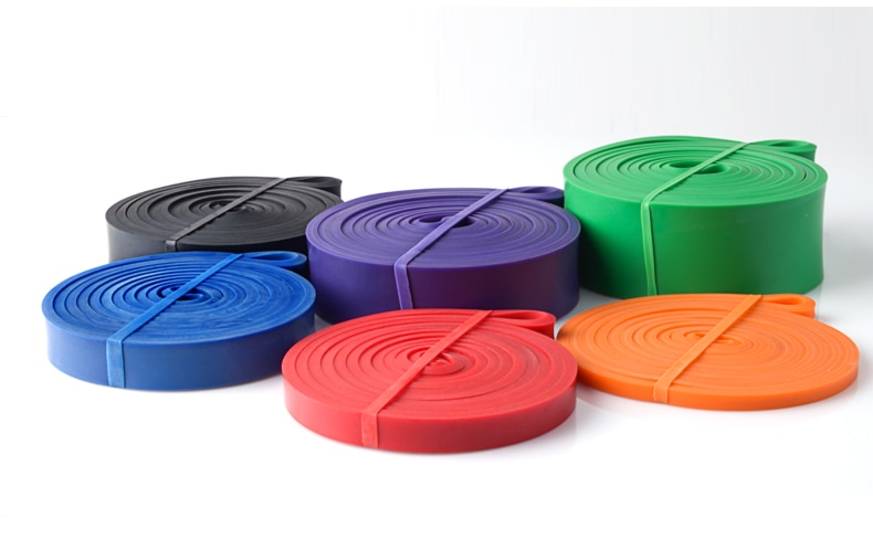 Zacro Fitness Rubber Bands Resistance Band Unisex 208Cm Yoga Athletic Elastic Bands Loop Expander for Exercise Sports Equipment