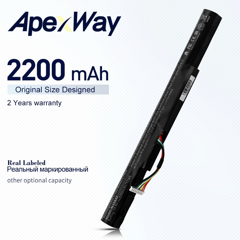 Apexway AL15A32 AL15A32 4ICR17/65 Batterij Voor Acer E5-422G E5-472 E5-473 E5-522 E5-532 E5-532T E5-573 E5-722 ES1-420 V3-574TG