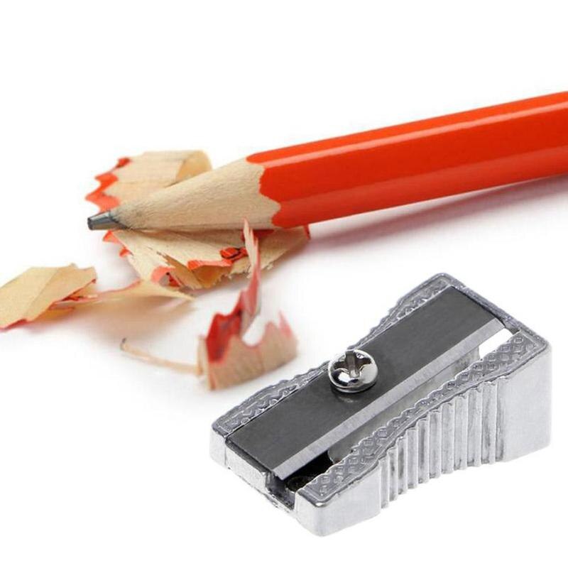 Metall Bleistift Spitzer Nette Klassische machen-hoch Stift Spitzer Für Mädchen Schreibwaren Zurück Liefert Spitzer Bleistift Zu Scho I6I2