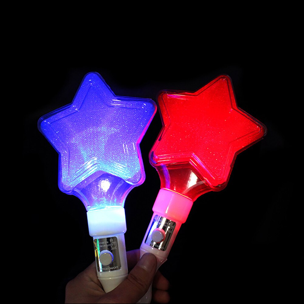 Star Glow Light Stick Night Party Performance Decor Kids Toy Props