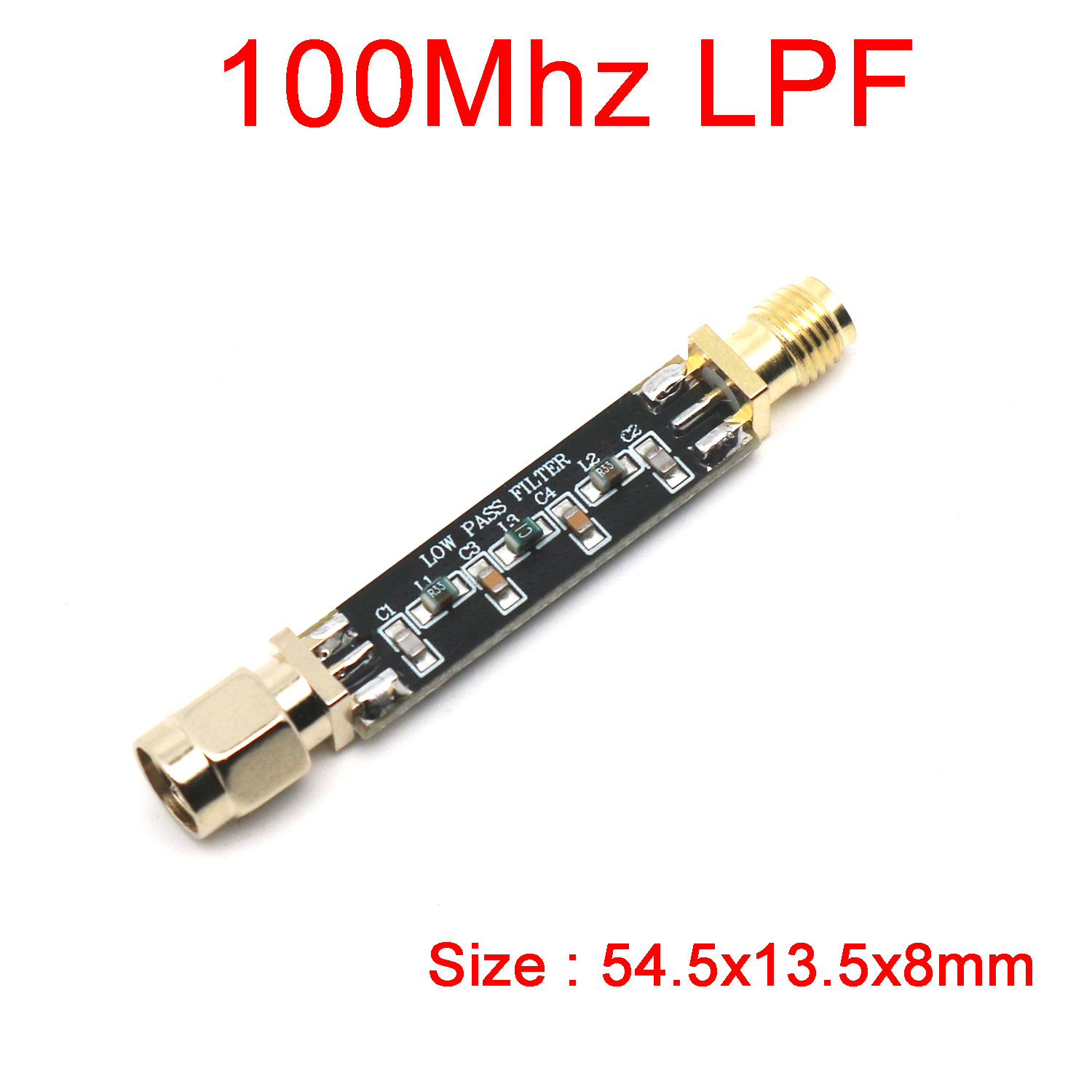 Rf lavpassfilter lpf 30 mhz /100 mhz /200 mhz /500 mhz /800 mhz /1000 mhz /1200 mhz /1400 mhz /2000 mhz /2400 mhz signal radiofrekvens lc: måke