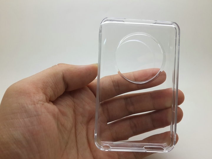 Funda protectora de cuerpo completo para iPod Classic, carcasa de cristal transparente para PC, 6 °, 80GB, 120GB