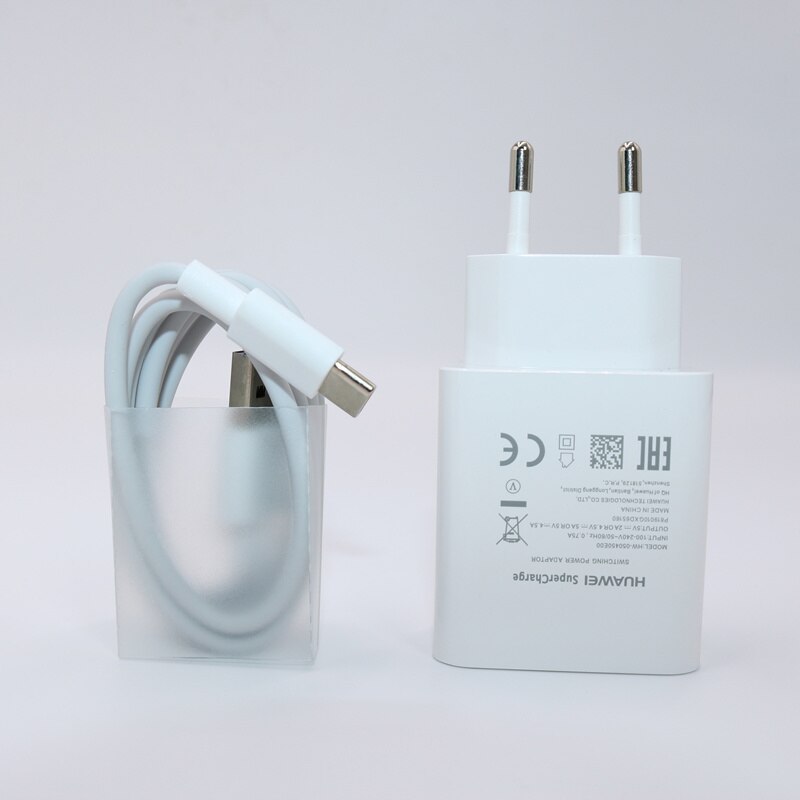Huawei 5V 4.5A Usb Super Lader Supercharge 5A Type C Kabel Voor Mate 10 20 30 Pro P40 P30 p20 Pro P9 P10 Plus Honor 10 20 V10: No package Set