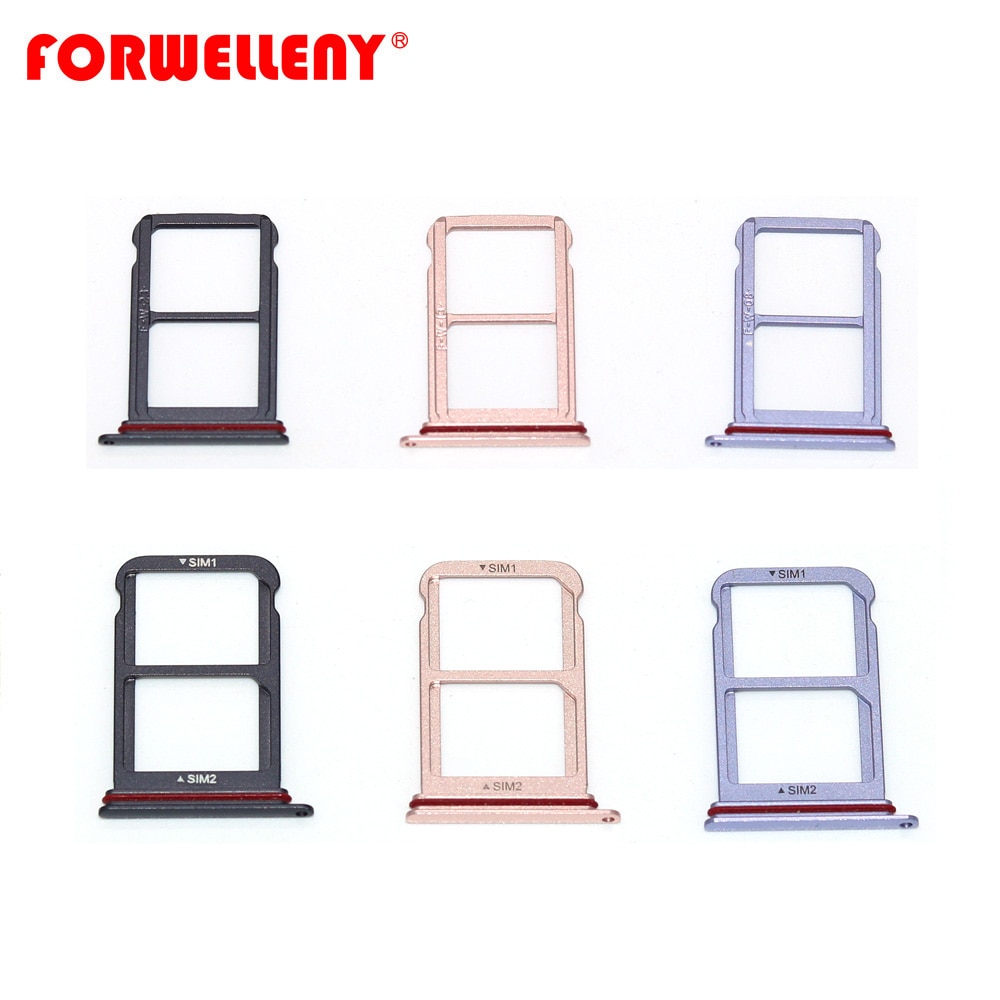 For huawei p20 pro Sim Card Holder Slot Tray Replacement Adapters black blue gold CLT-L04, CLT-L09, CLT-L29, CLT-AL00, CLT-AL01
