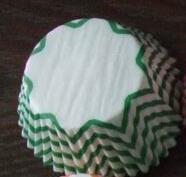400 Yellow & Gray Chevron Cupcake Liners, Wedding Polka Dot Cupcake Liners, ColorBlock GREASE RESISTANT Liners: kelly green