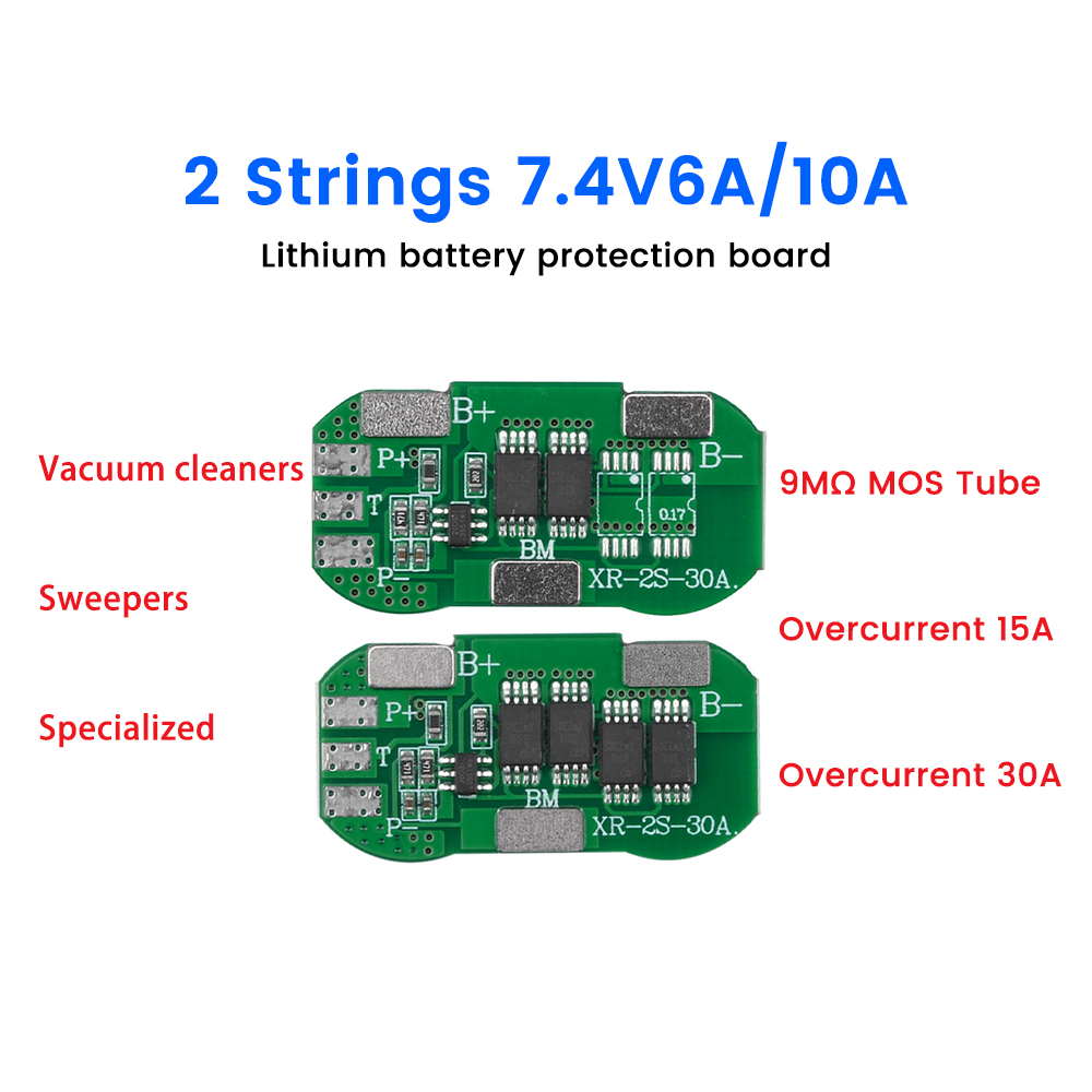 BMS 2S 7.4V 8.4V 18650 Lithium Batterie Schutz Gremium Li-Ionen Batterien Aufladen Entladungsschutz Modul Schützen 2S 5A 6A 10A