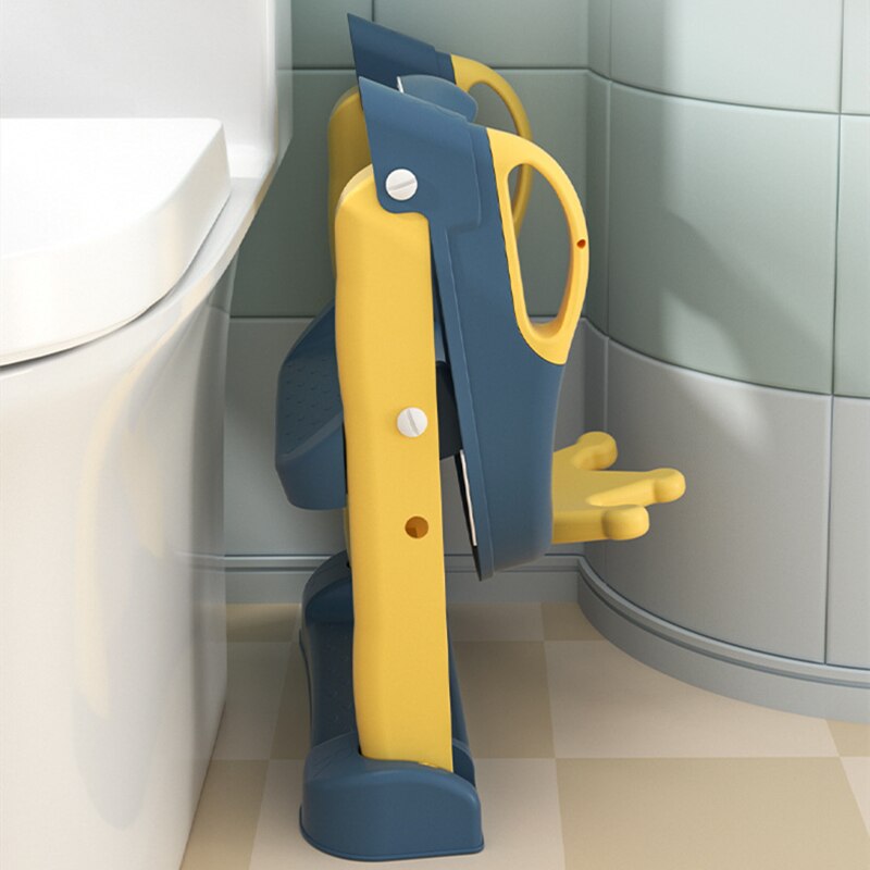 1-10 Years Baby Crown Potty Adjustable Step Stool Ladder Pot Training Chair Toilet Seat Children's Urinal Backrest For Toddlers