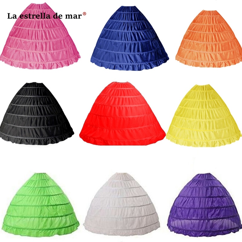 Jupon 6 cerceaux 9 couleurs robe de bal robe pas cher jupe de mariage spot sous anneaux la