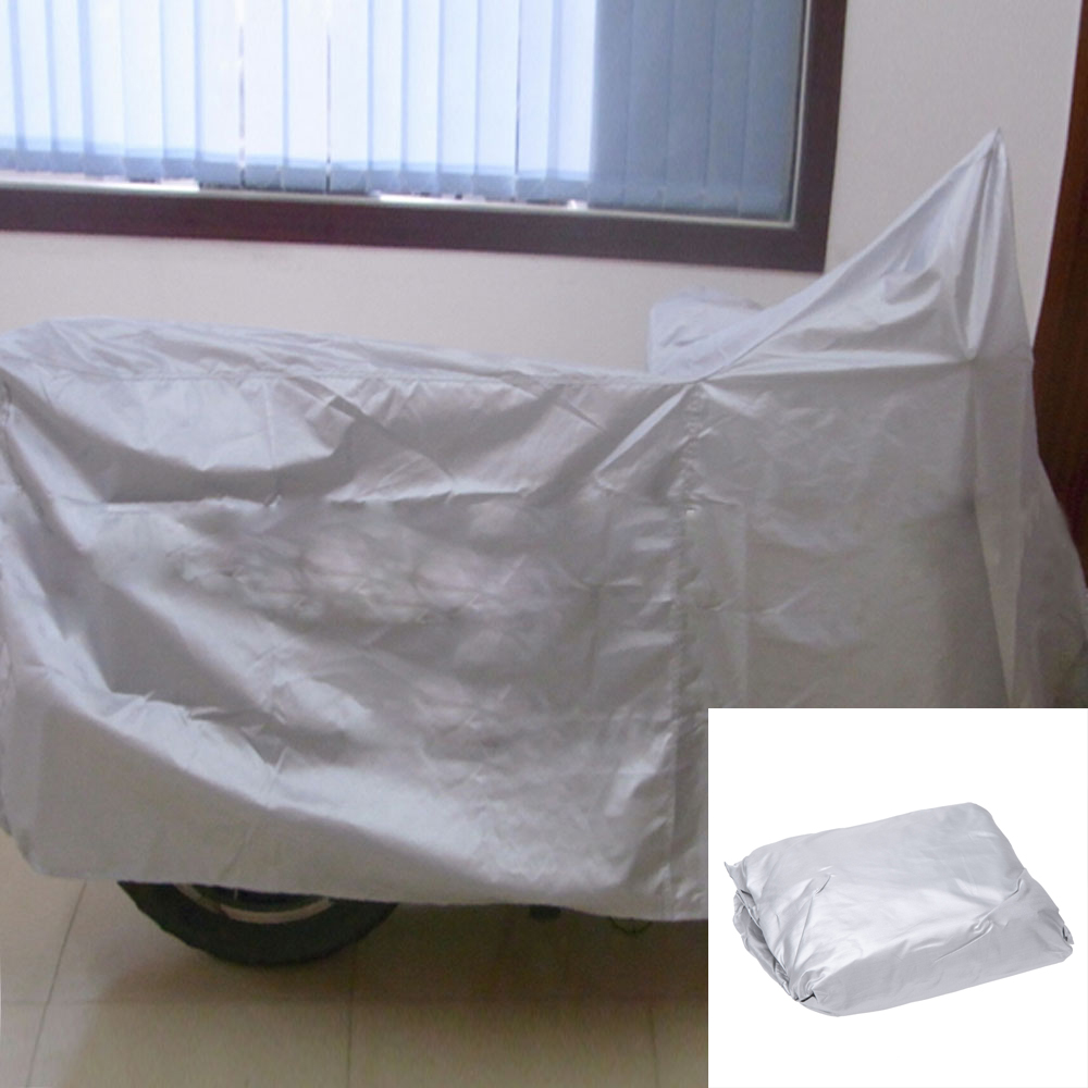 Motorcycle Bike Moped Scooter Cover Sunscreen Heat Protection Dustproof Anti-UV Scratch-Resistant Prevention Covering