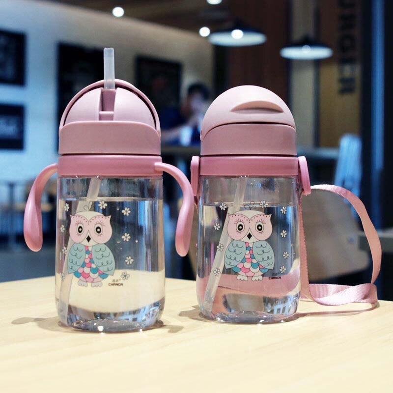 Taza de entrenamiento milagrosa para niños y niñas, vaso de entrenamiento seguro para derrames, 360 ml, 300 grados
