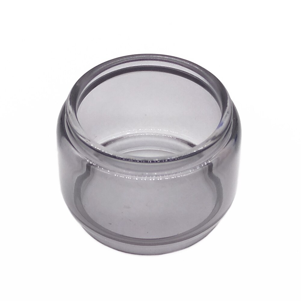 Hxjvape Original Pyrex Glass Tube O Ring Drip Tip Coil For SMOK TFV8 baby Tank Atomizer Core Sealing Seal Gasket Bubble Bulb: Black bubble glass