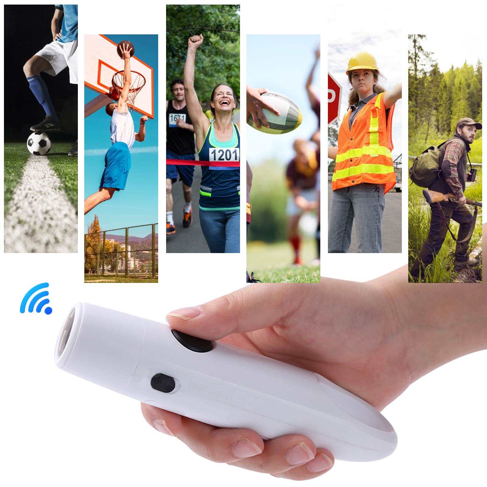 Practical Electronic Whistle Referee Display Outdoor Survival Football Basketball Game Cheerleader Whistle Camping Game Whistle
