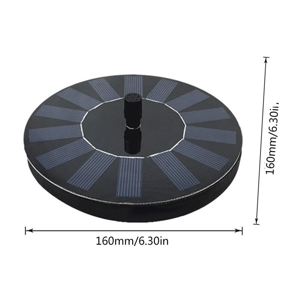 Mini Solar fontein Fountain Garden Pool Pond Solar Panel Floating Fountain Decoration Water Fountain Solar Panel