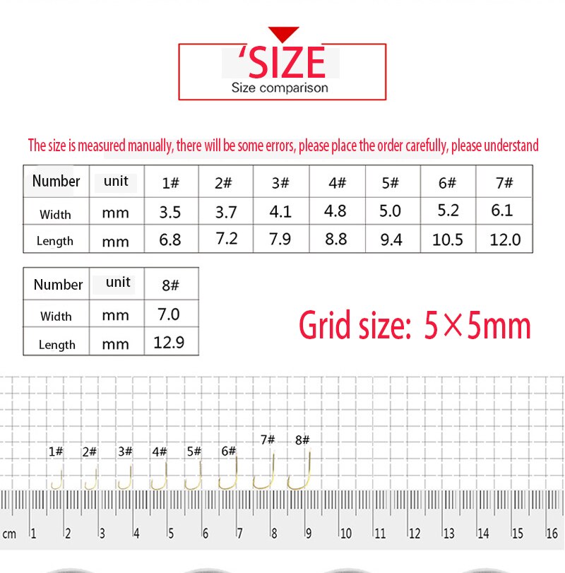 Fish Hook High Carbon Steel Barbed Fly Hook Worm Pond Fishing Hook Pond Reservoir Salt Water Carp Fishing Gear: SIZE / 8