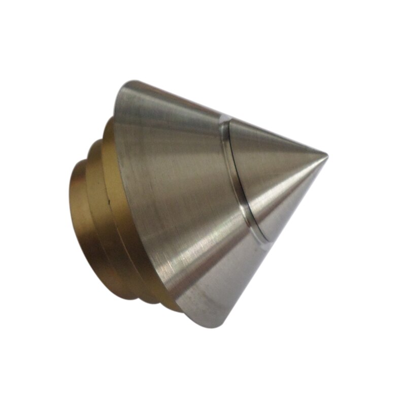 2 Pcs D25mm Stainless Steel Curtain Rod Decorative Head Cone, Curtain Accessories Finials for Window Decoration: Default Title