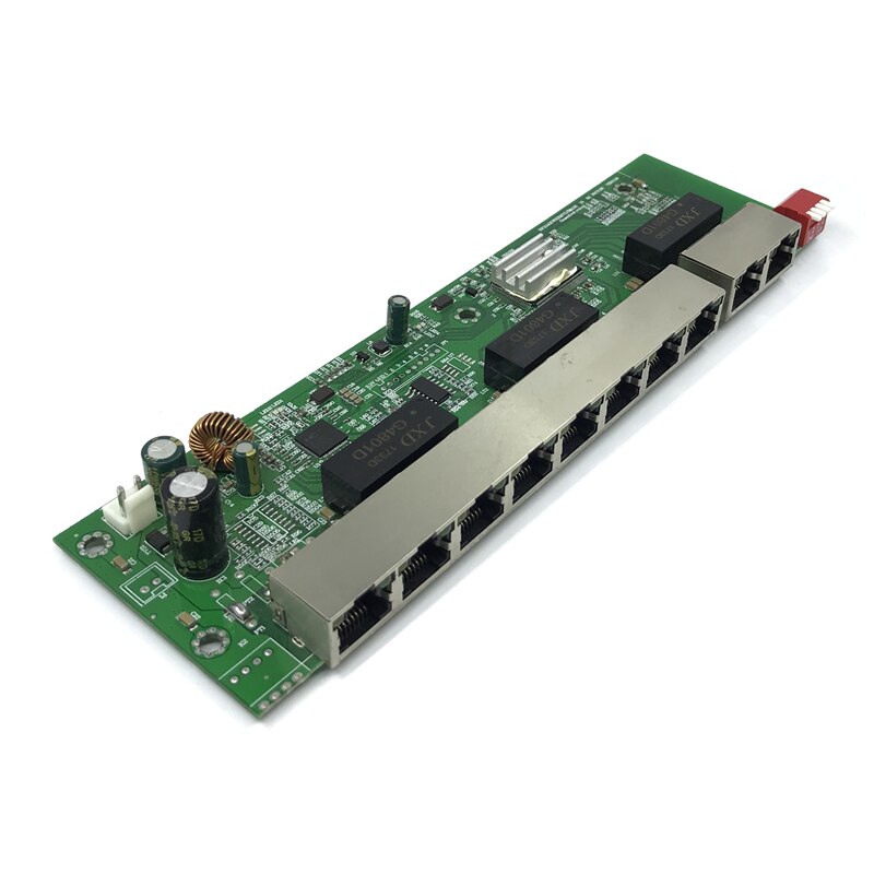 Portas gigabit poe switch não gerenciado 8*10 10 100/100mbps POE porto; 2*10/100/1000 mbps porta de Ligação; porta 280M switch poe NVR