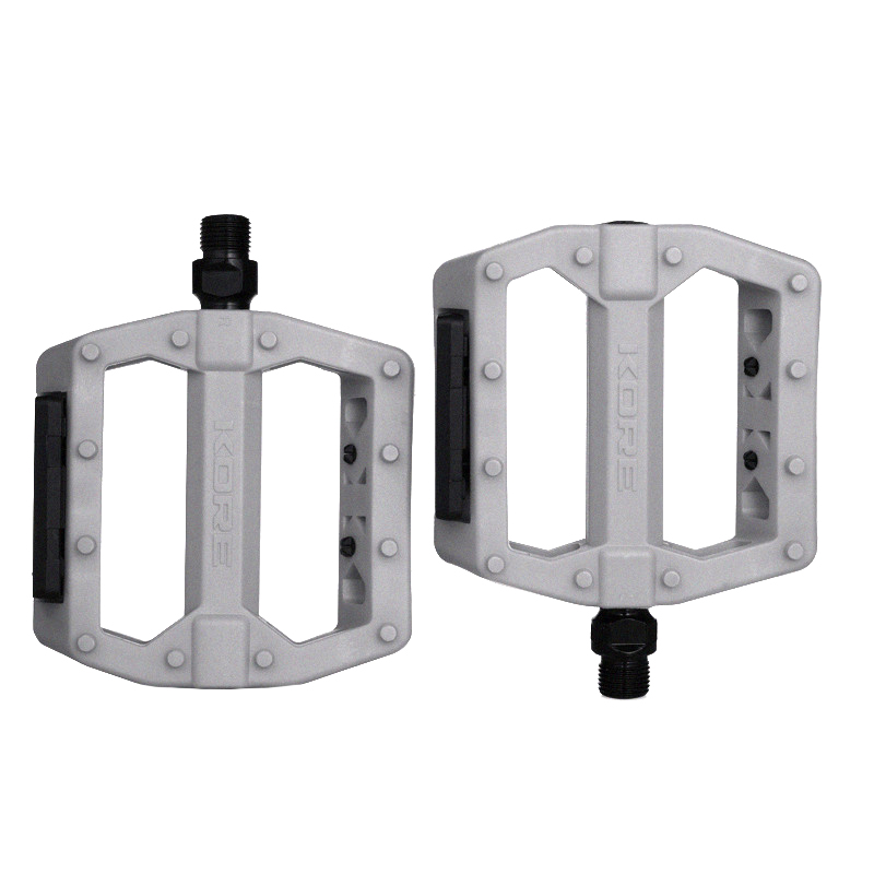 MTB Road bike KORE Pedal Bearing Pedals Non-slip Folding Bicycle Fixed Gear Water proof Nylon Downhill Ultra-light for 14mm Part: PURPLE