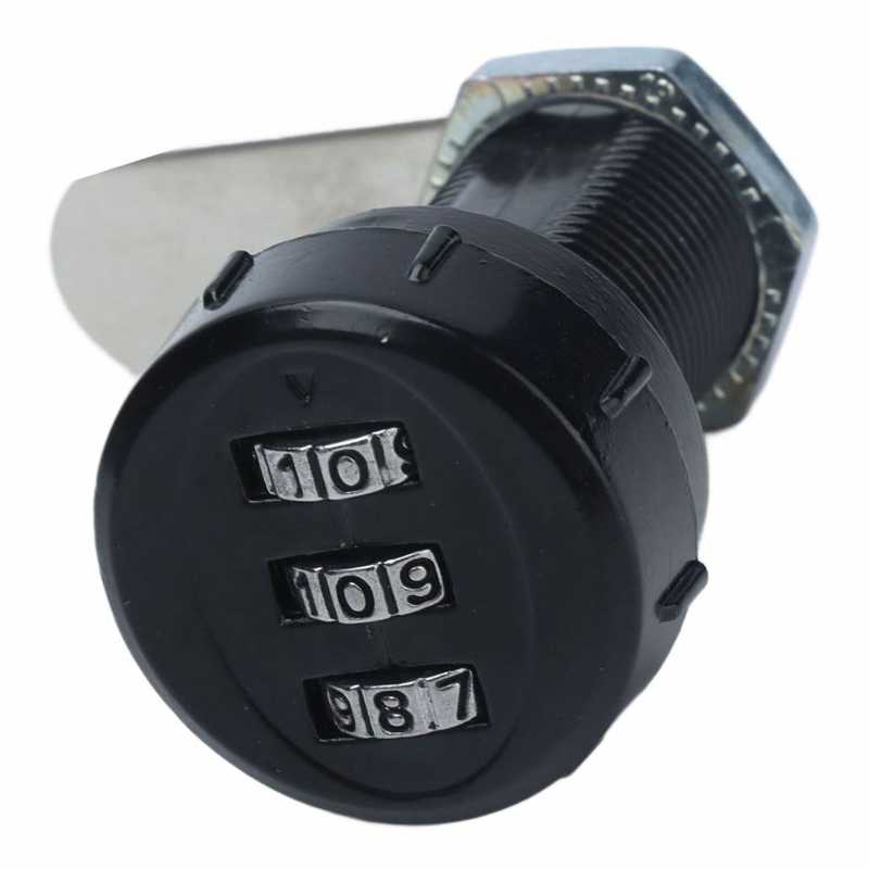 Mechanical Password Cam Lock 3 Digit Combination Camlock Portable Keyless for Safe Deposit for Wardrobe for Safe Deposit Box