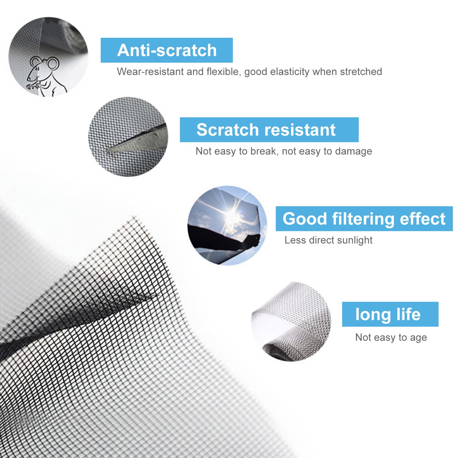 Pet Screen Door Cat Door Sliding Screen Pet Door with Magnetic Flap Lock Automatically for Small Cats Dogs 26x20.5cm