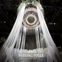 48CM x 5 M/10 M/15 M organza crystal tulle baby bad sneeuw garen voor bruiloft kerst verjaardag DIY party boog decoratie