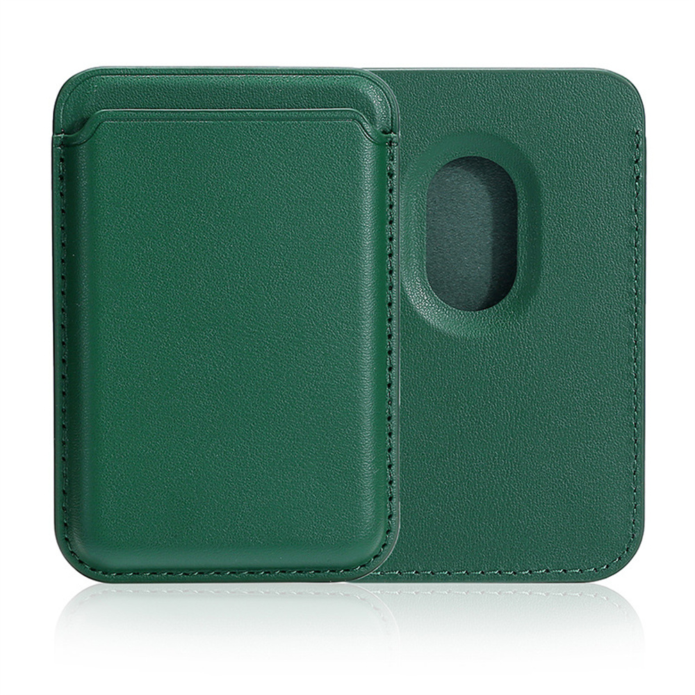 Leren Portemonnee Hoesje voor iPhone 15-19 Pro Max met MagSafe Kaarthouder: Melkachtig wit