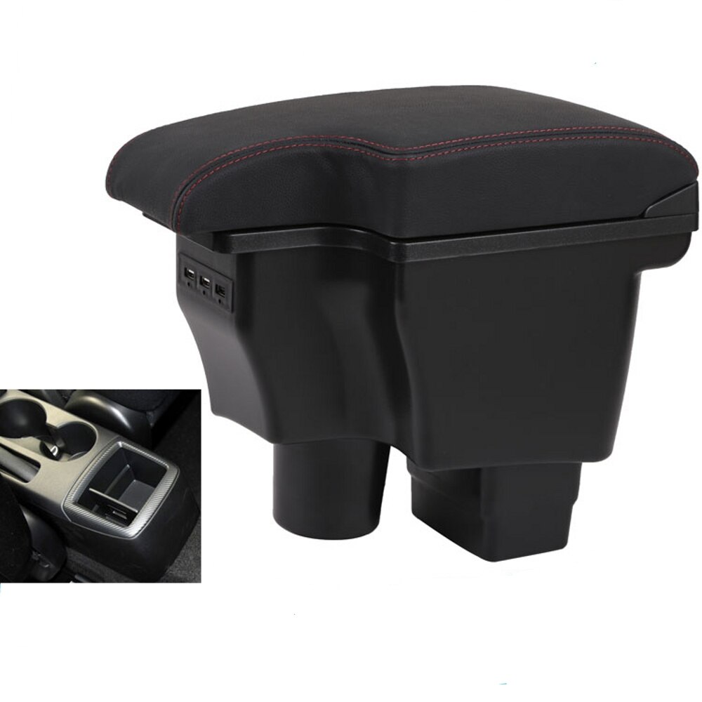 Pour Mazda 2 skyactiv version cx3 CX-3 accoudoir boîte centrale magasin contenu boîte avec USB cx 3 accoudoirs boîte cx3