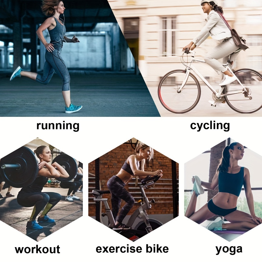 5/8 Pairs Women's No Show Socks, Non-Slip Athletic Ankle Socks For Running & Outdoor Activities, Breathable Sport Footwear
