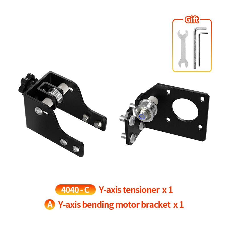 3D Printer Parts Y/X Axis Motor Mount Bracket Right/ Left X/Z-Axis Front/Back Motor Mount Plate X/Y Tensioner For CR-10 Ender-3: SKU12