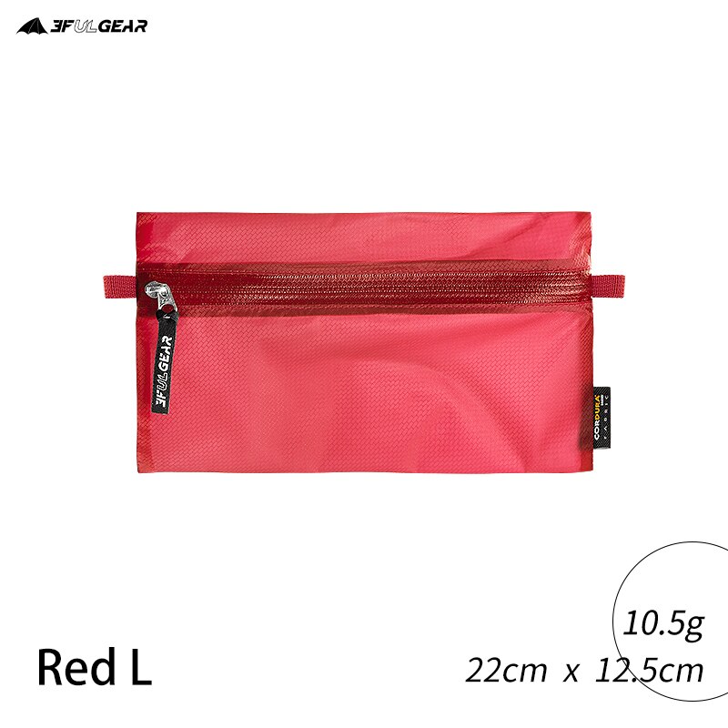 3F UL GEAR Volador 2 Multipurpose Sundries Bag Storage Bag A Toiletries Bag Wear-resistant Finishing Bag: Red L