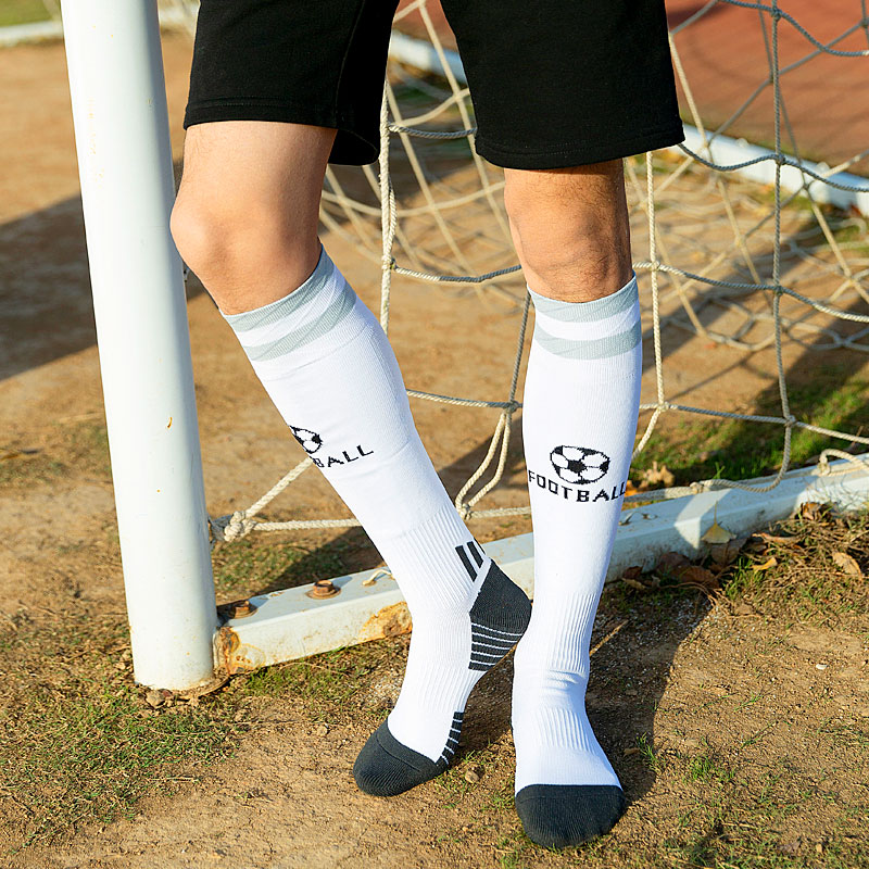 Professionale Uomo di Calcio Calzini e Calzettoni Traspirante Sport Calzini da calcio Antiscivolo Lunga Calza Trusox All'aperto Delle Donne di Nylon Elastico Calzini e Calzettoni