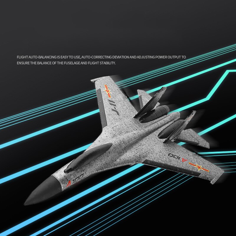 2021NEW A100 2.4G Rc Plane Fixed Wing Airplane Foam Electric Remote Control Plane Outdoor RC Airplane Glider Toys For Boys Kids