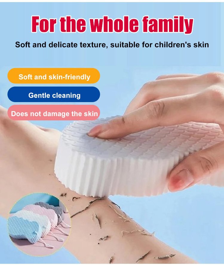 Éponge de bain pour enfants, décontamination de bébé, artefact de bain, grand-mère, frottement du dos, boue à frotter, serviette de bain