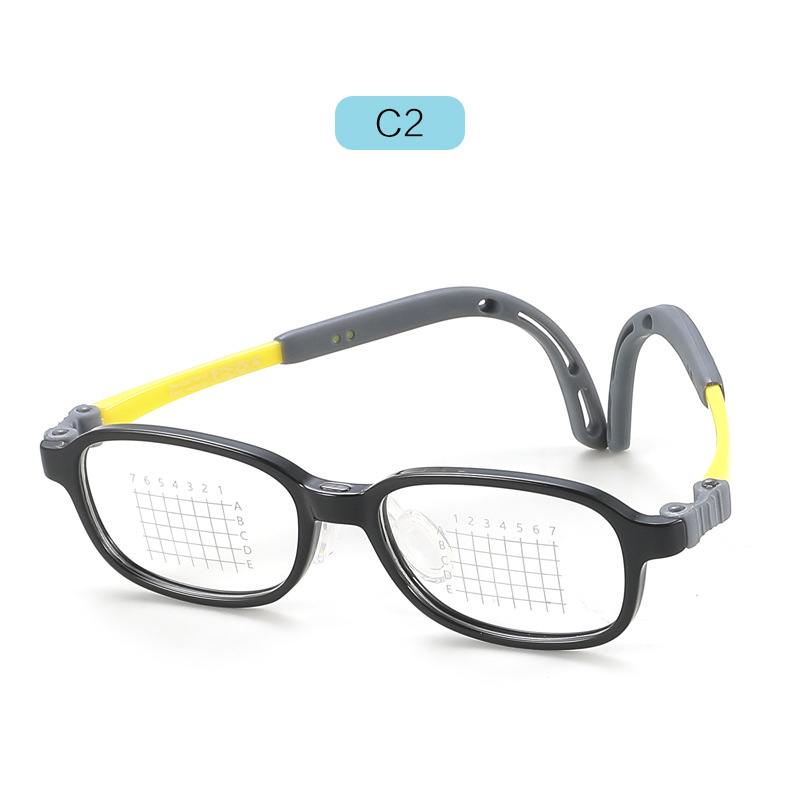6-12 Jahre alt Brillen quadratisch EMS TR90 Kinderbrille Junge Mädchen Brille Brillen Myopie optische Brillen
