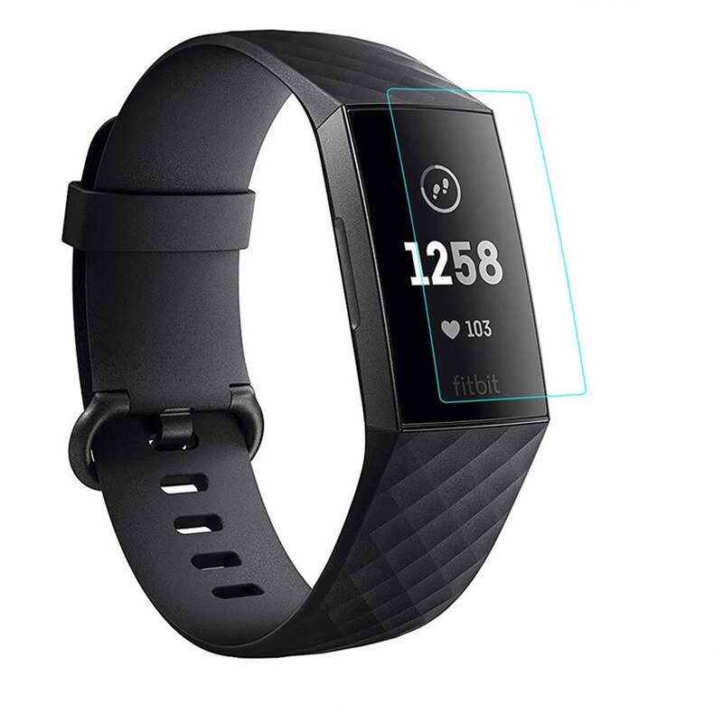 Smart Horloge Accessoires 9H Anti-Kras Tpu Full Hd Cover Screen Protector Film Voor Fitbit Lading 3 /4 Hd Protector