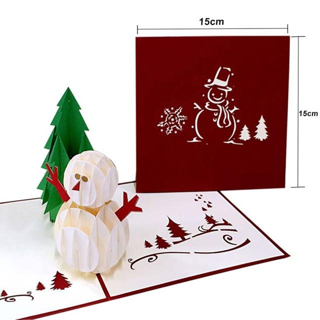 1 stücke Weihnachten Diy Nachricht Andenken Geburtstag Festival Hochzeit p84 Gruß Karte: 7