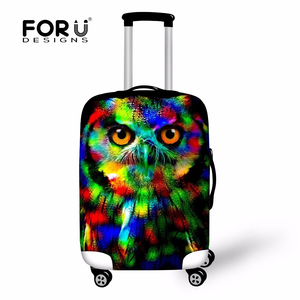 Luggage Cover - Elastic & Waterproof - Tiger Print - Fits 18-30 inch Suitcases
