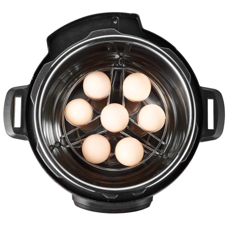 Kitchen Createy Stackable Egg Steamer Rack Trivet Egg Rack for Instant Pot Egg Steaming Rack Stand Basket Holder