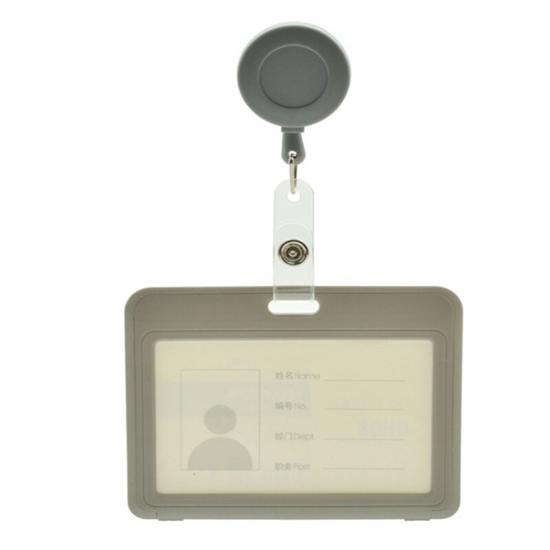 ID Abzeichen Halter Name Tag Mitarbeiter Visitenkarte Student karte abdeckung pass halter id karte halter Schule Büro Liefert: grey horizon