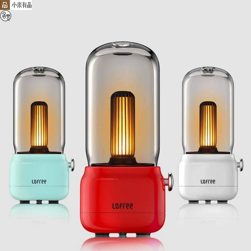 Xiaomi Lofree Candly Light Portable 1800K LED Sound Source Atmosphere Retro Night Light Table Lamp Bar Decor Lamps