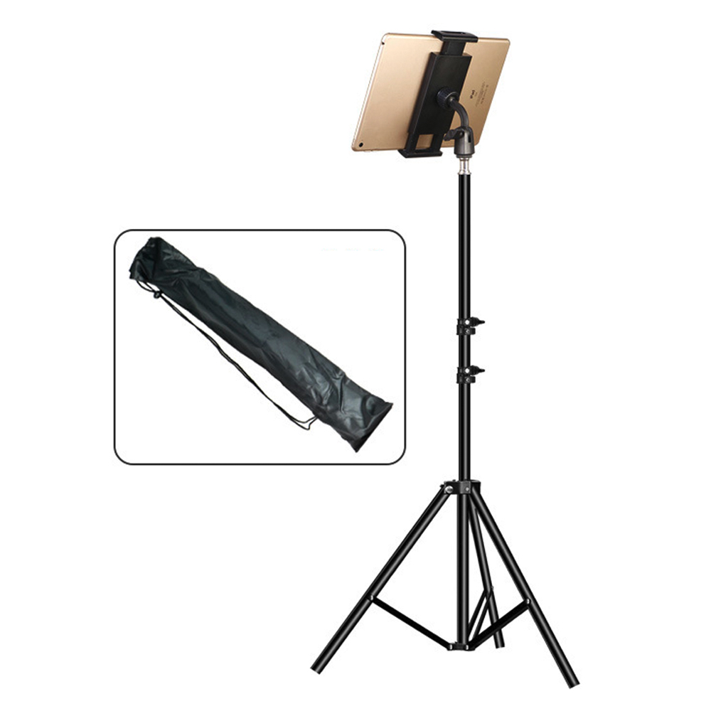 Adjustable Tripod Floor Tablet Stand Holder Mount for 4-14 Inch Smartphones Lazy Bracket Support for iPad Pro Air Xiaomi Tab Pad: Default Title