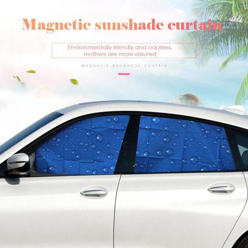 Uv Bescherming Auto Zon Schaduw Magnetische Auto Gordijn Side Window Zonnescherm Zonneklep Verscheidenheid Van Stijlen Om Uit Te Kiezen