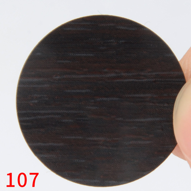 Lámina de PVC autoadhesiva para decoración de muebles, láminas de 21mm, tapas para cubrir tornillos, pegatinas, artesanía de madera, ornamento de armario de escritorio, 54 Uds./hoja: 107