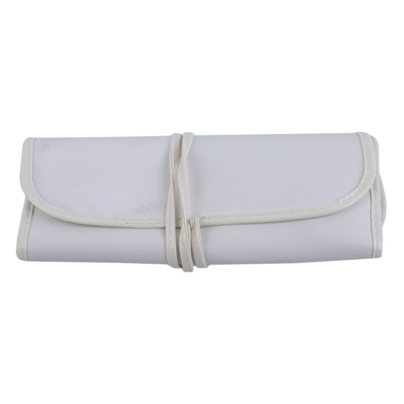 Zwarte tas  of 10 -gats make-up kwast cosmetica kwasten wenkbrauwpoeder foundation oogschaduw pinceaux make-up tool: Beige