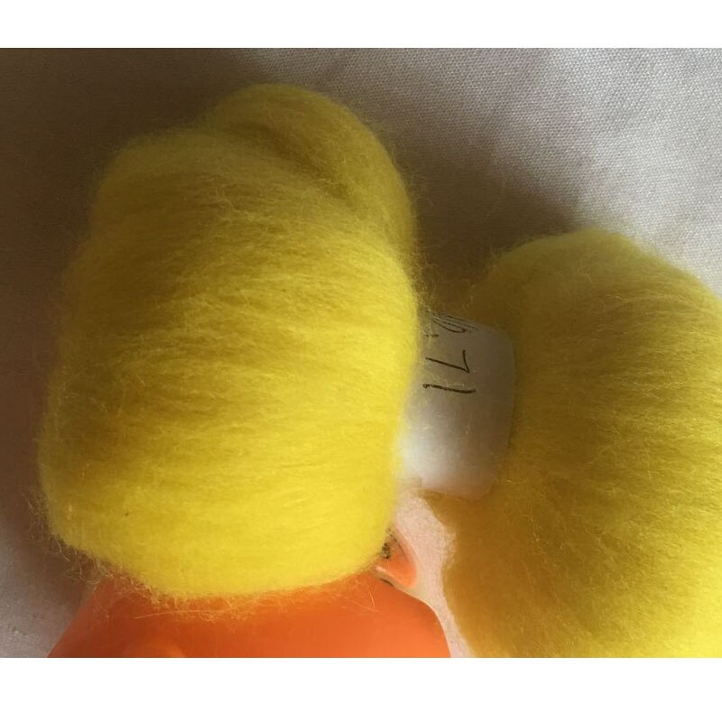 WFPFBEC 70 s Australië GEKAMD 100% WOL fiber merino diy wol voor neddles vilten wol zwervende 50g 100g 200g 300g 500g 1000g NR 71: 500g
