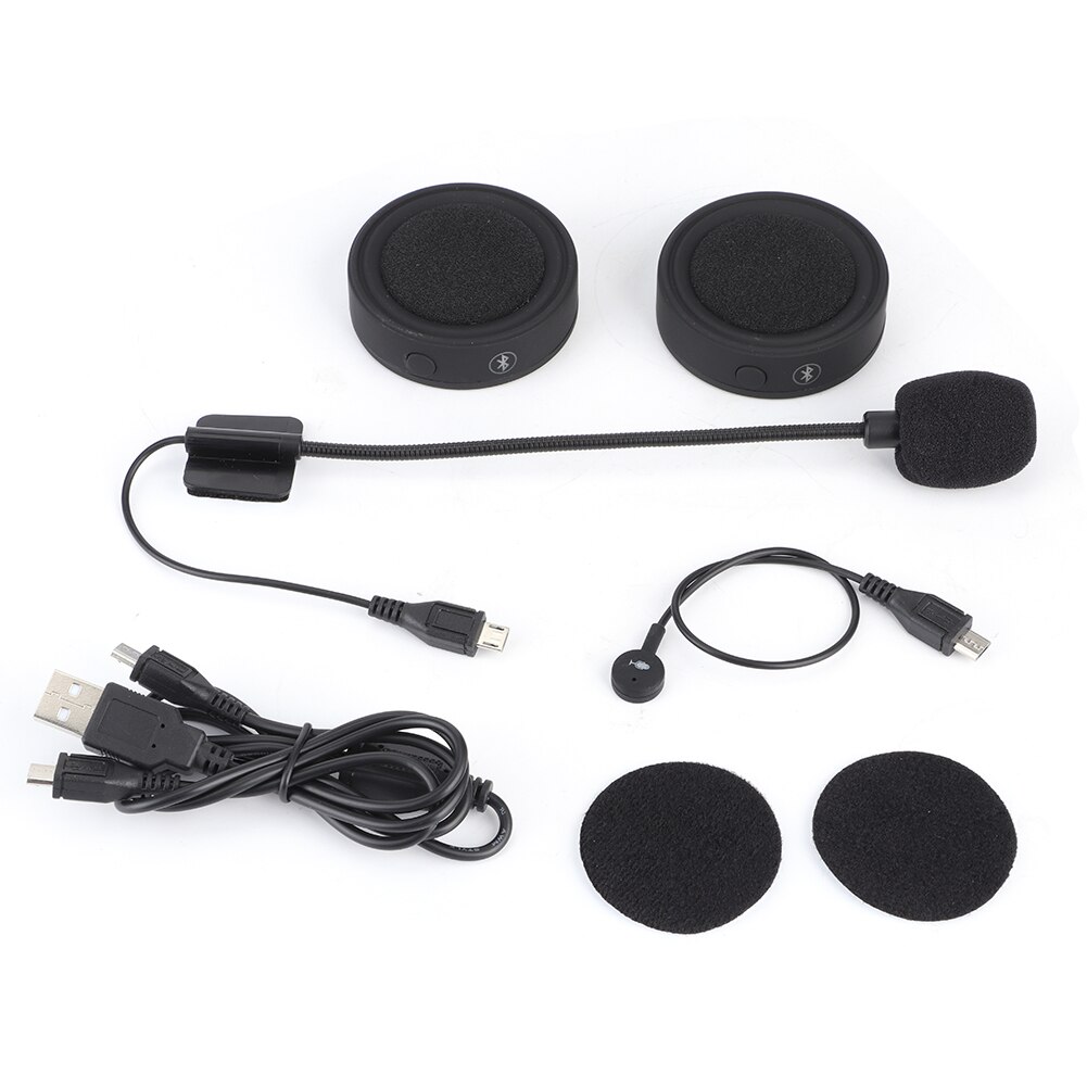 BT17 Waterdichte Bluetooth Helm Hoofdtelefoon Stereo Muziek Motorrijden Handsfree Headset Dual-Head Opladen Ontworpen