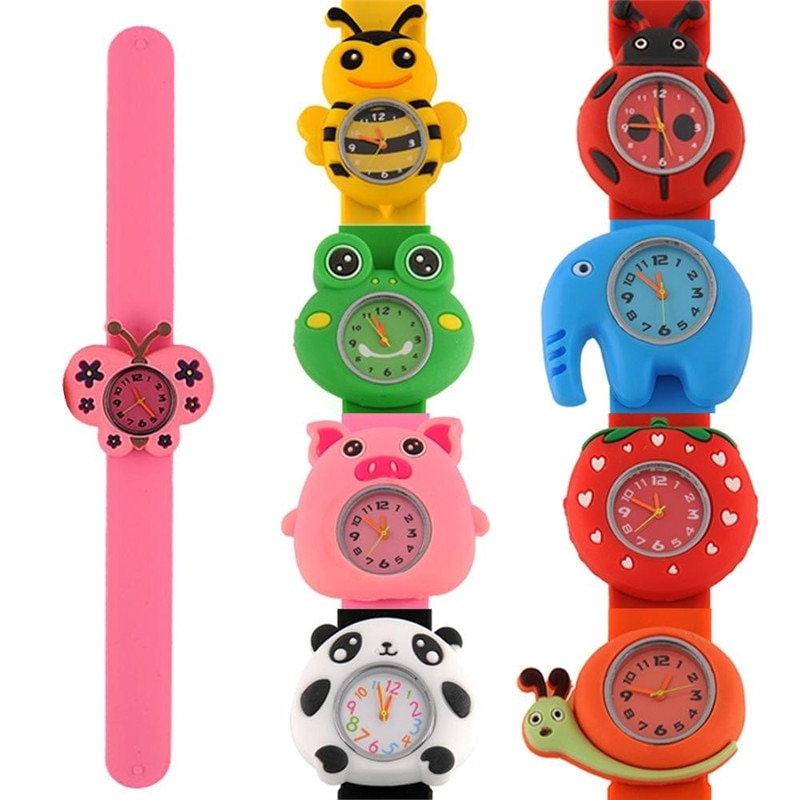 Lovely Unique Pattern Cartoon Unisex Quartz Sports Watch Kids Wrist Watch