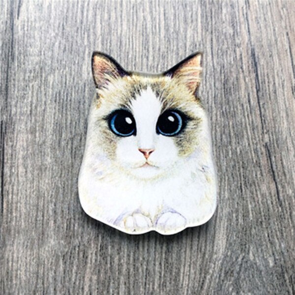 1 stuk zuid-koreaanse acryl speld kleine wegvlieg cartoon schattige badge kleine borst sieraden harajuku zachte zus baby broche gesp: 1